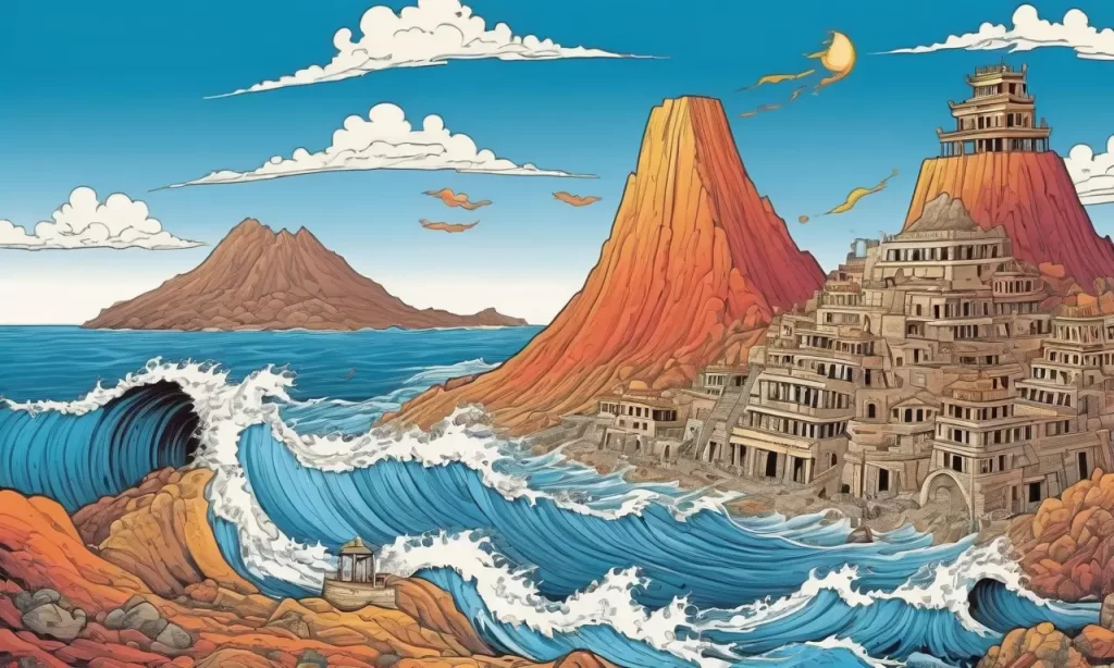 La erupción volcánica en la isla de Thera devastó la civilización minoica