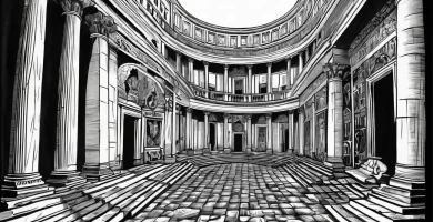 Una mezcla de locura y genio en la arquitectura romana clásica